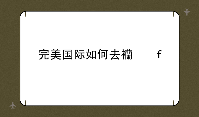 完美国际如何去西陆